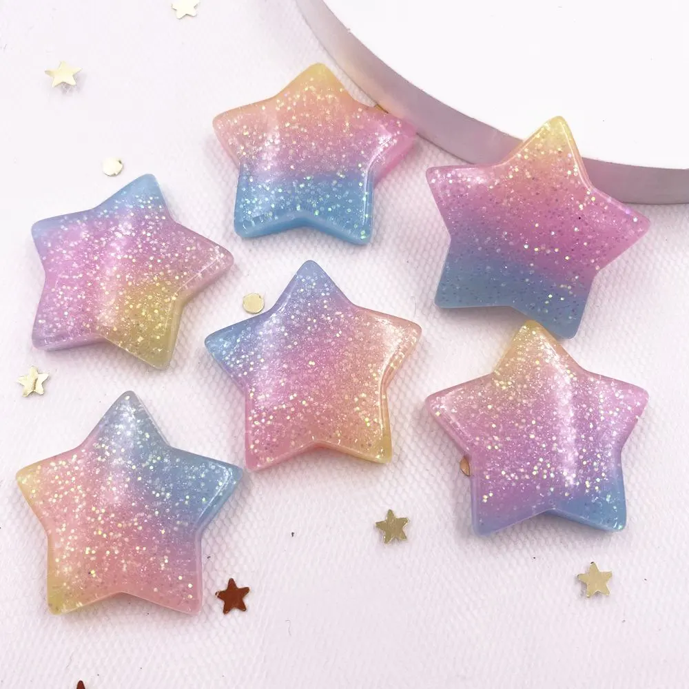 Paradise Jewelry & Watches Dolphin Mall - 10PCS Glitter Kawaii Harz Bunte 25mm