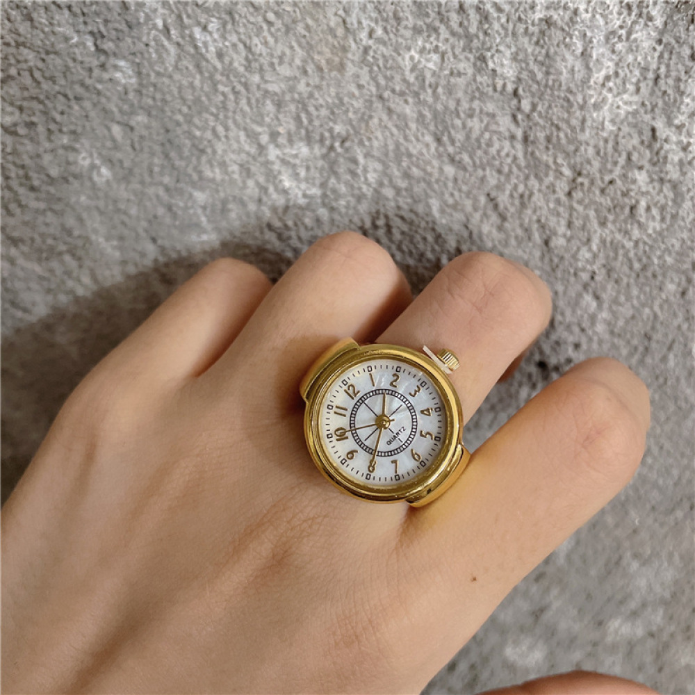 Unique Jewelry Watches - Trendige Ins-Style Ringuhr Retro Kreative Fingeruhr