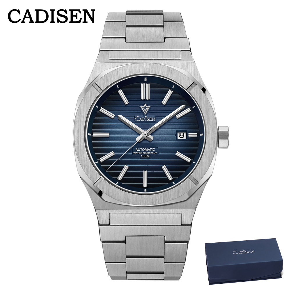 Mens Mechanical Watch - CADISEN 2026 Taucheruhr Saphir MIYOTA 8215