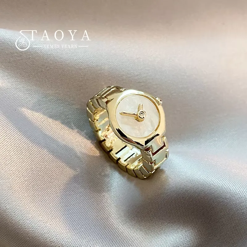 Unique Jewelry Watches - 2025 Einzigartiges Imitations-Uhrendesign mit Goldfarbenem Offener
