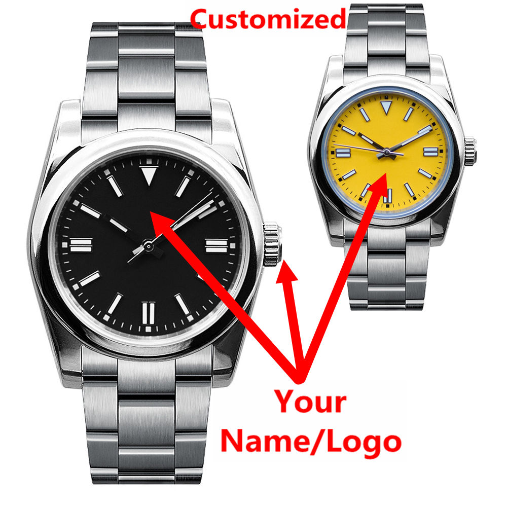 Mens Mechanical Watch - Herrenuhr mit individuellem Logo, Saphirglas, luxuriöse