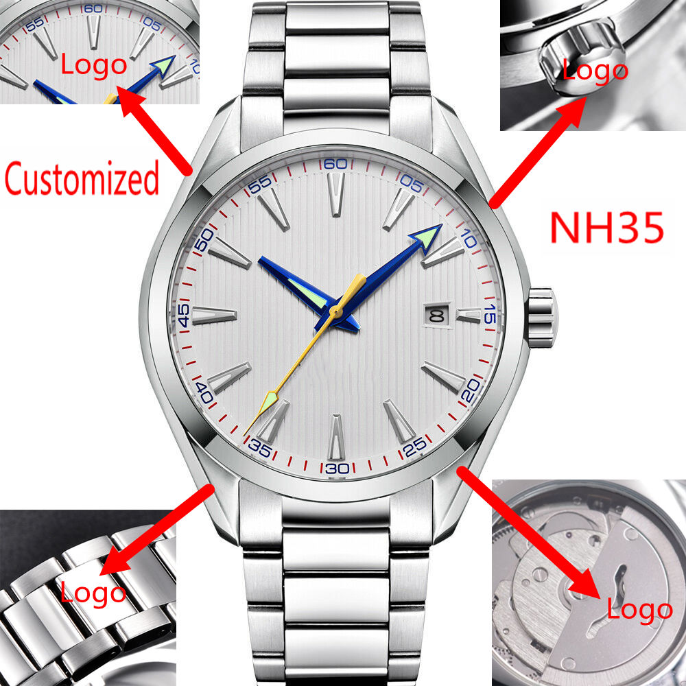 Jewellery Watches - Benutzerdefiniertes Logo 41mm Herren Miyota/NH35 Automatikuhren