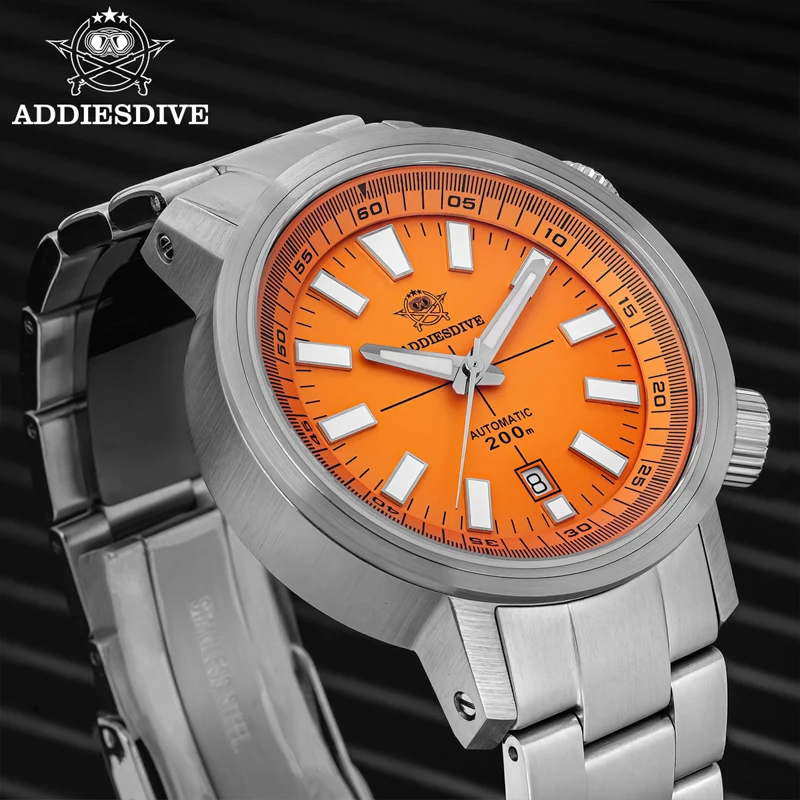 Mens Mechanical Watch - ADDIESDIVE 42 mm automatische mechanische Uhr