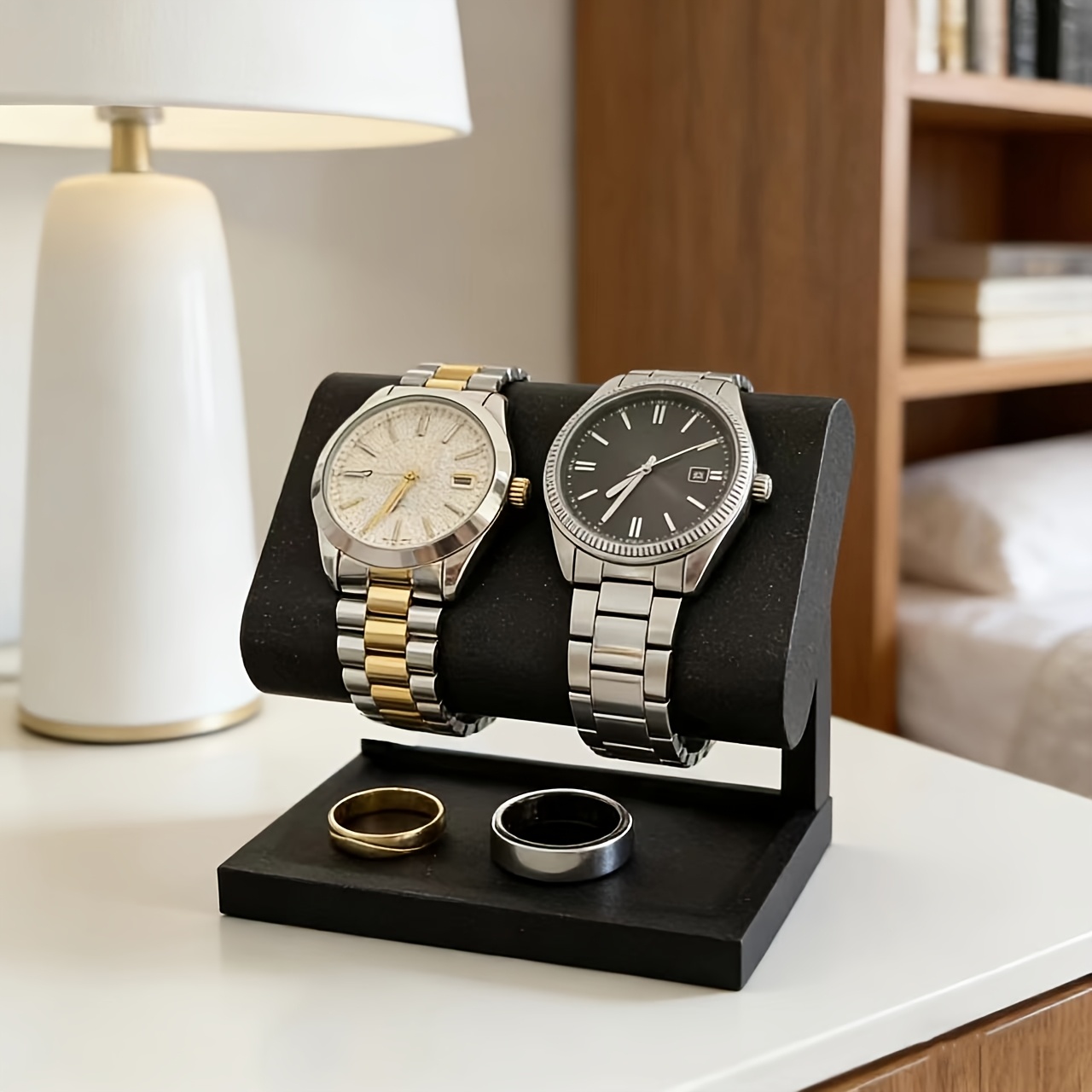 Jewelry Like Watches - Multifunktionaler 3D-gedruckter Ständer, Desktop-Uhren- und Schmuck-Präsentationsständer,