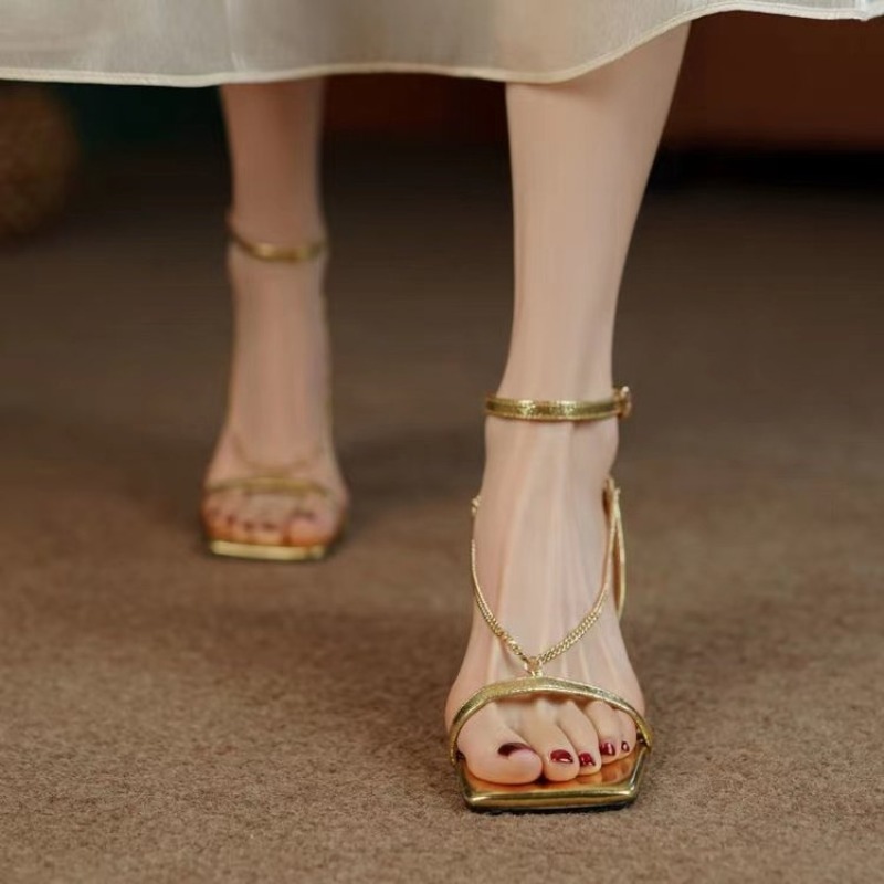 Neue Sommer-Mode Eckige Zehenp – Anklet Foot Chain Bewertung und Preis