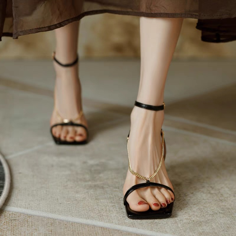 Neue Sommer-Mode Eckige Zehenp – Anklet Foot Chain Bewertung und Preis