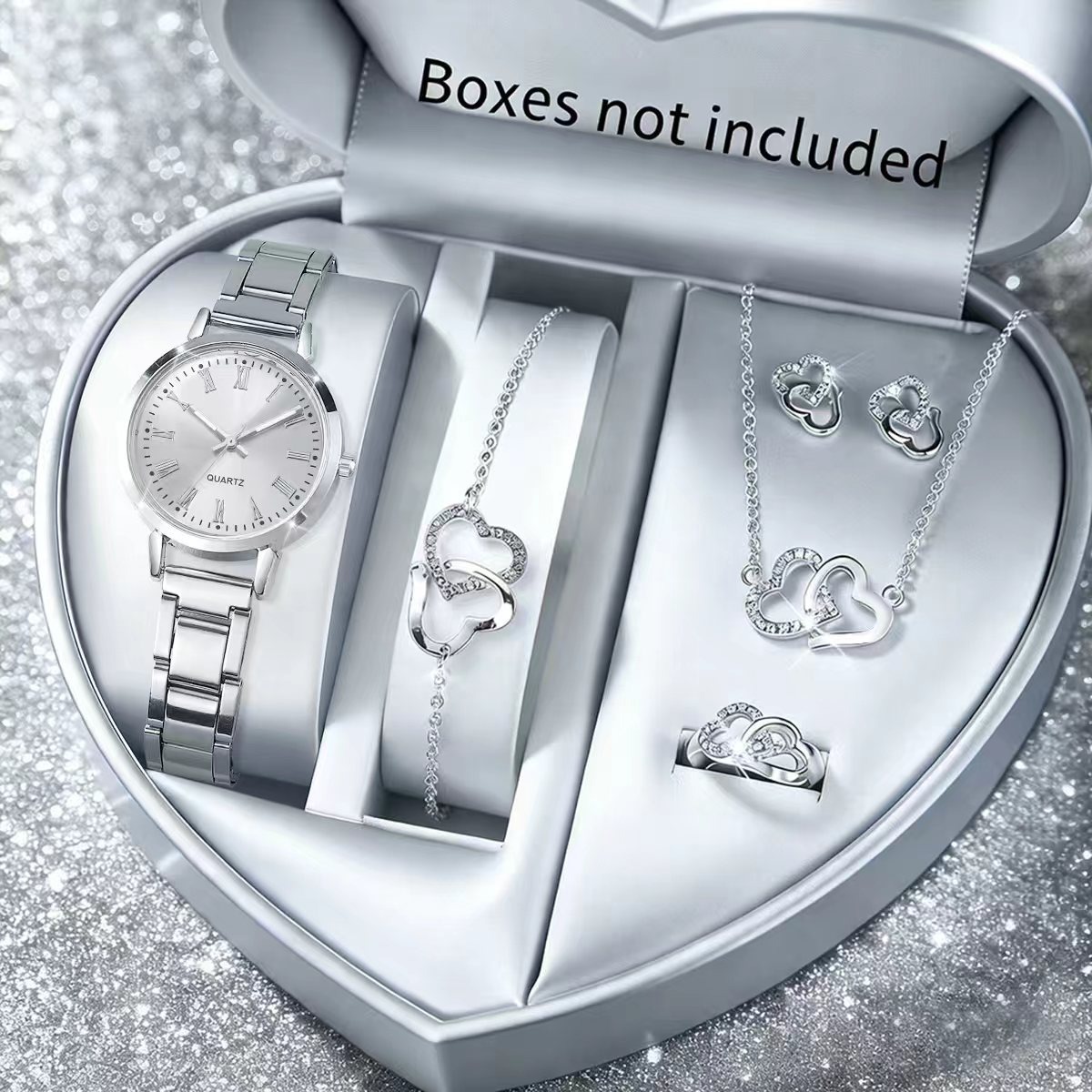 6PCS Mode Damen Quarzuhr Stras – Jewelry Like Watches Bewertung und Preis