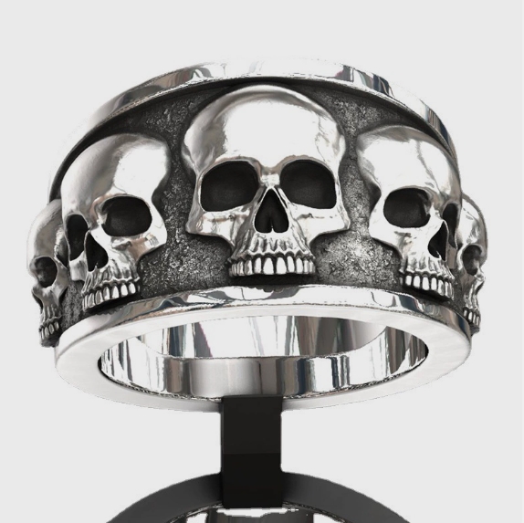 Neuer heiß begehrter klassisch – Gothic Skull Ring Bewertung und Preis