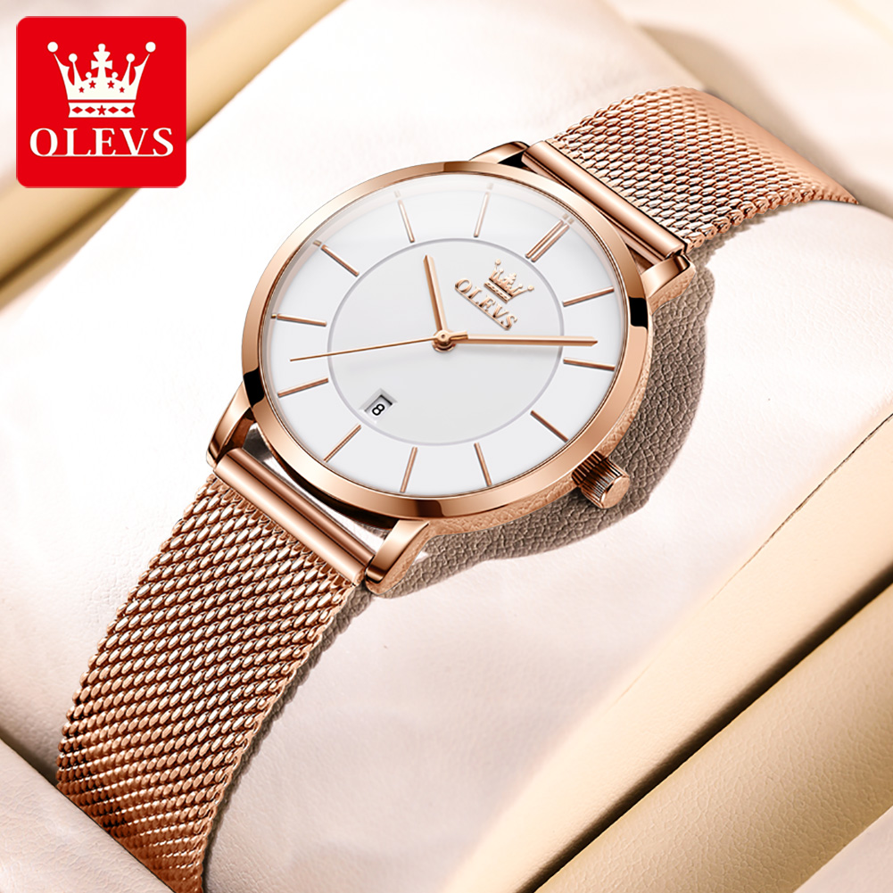 OLEVS Damenuhr 5869, elegante  – Jewellery Watches Bewertung und Preis