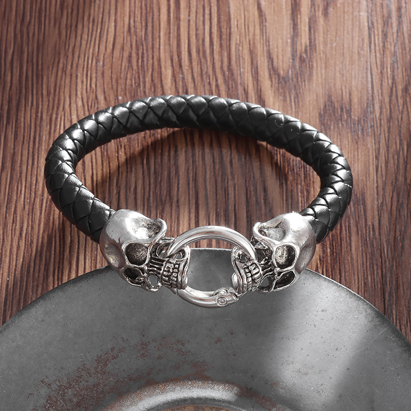 Gothic Double Skull Schwarz ge – Gothic Skull Ring Bewertung und Preis