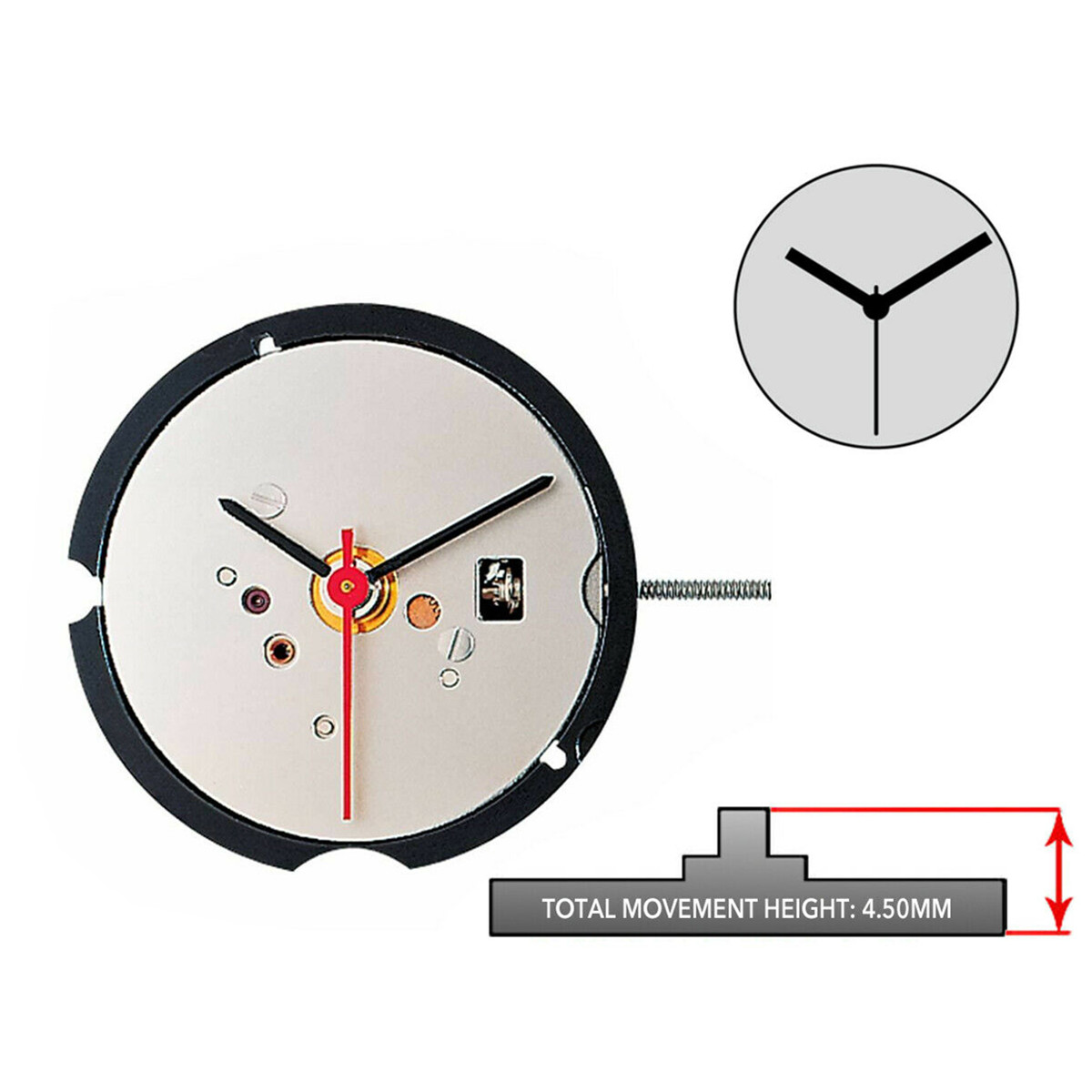 Ronda 583 Quarzwerk, 19,4 mm,  – Jewels In Quartz Watches Bewertung und Preis