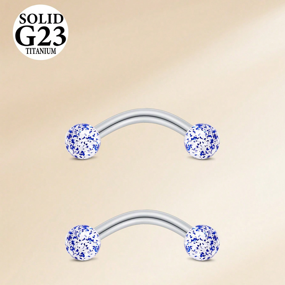 2 Stück 16G 8/10mm Titanlegier – Christina Jewelry & Watches Marguerite Ørestik Forgyldt Sølv Bewertung und Preis