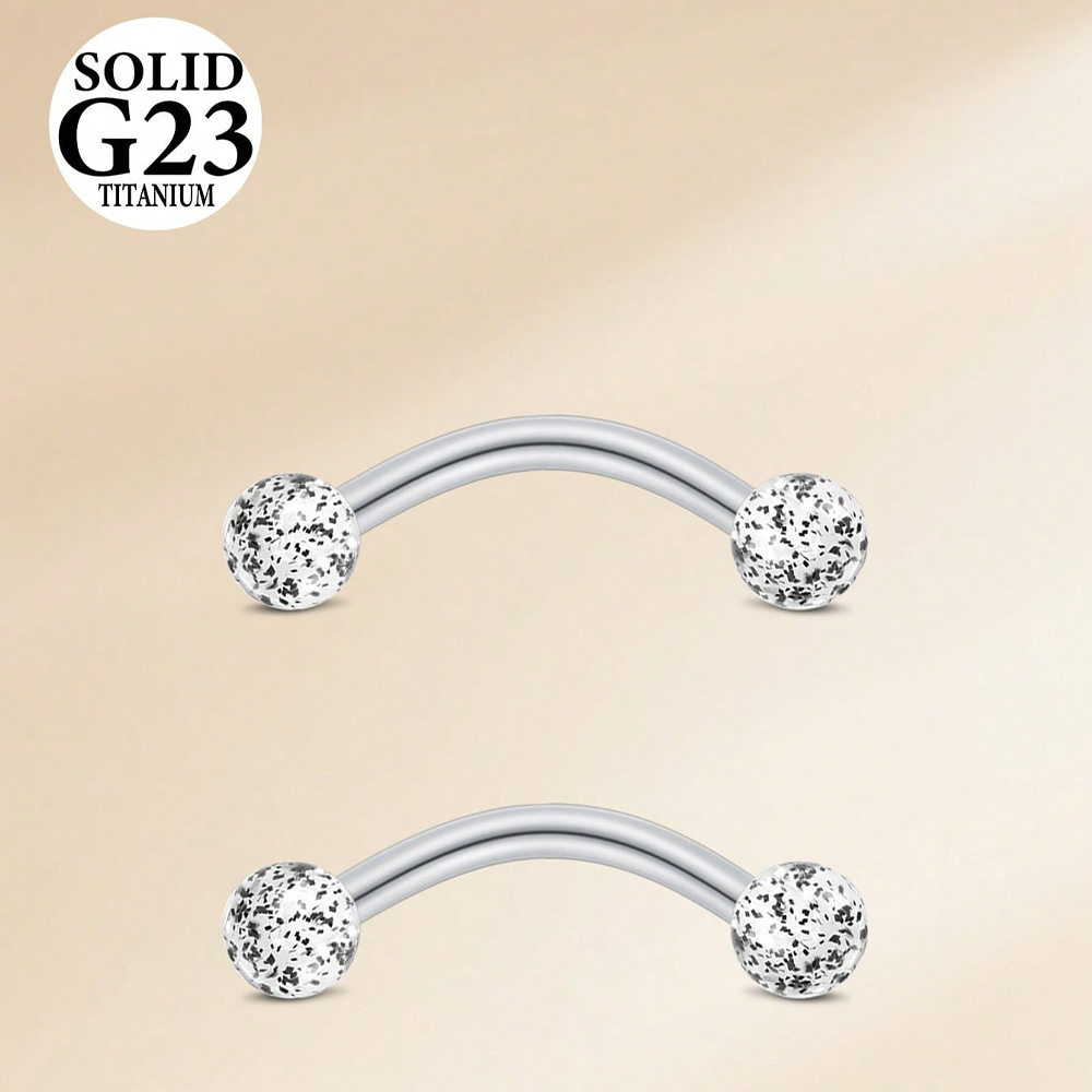 2 Stück 16G 8/10mm Titanlegier – Christina Jewelry & Watches Marguerite Ørestik Forgyldt Sølv Bewertung und Preis