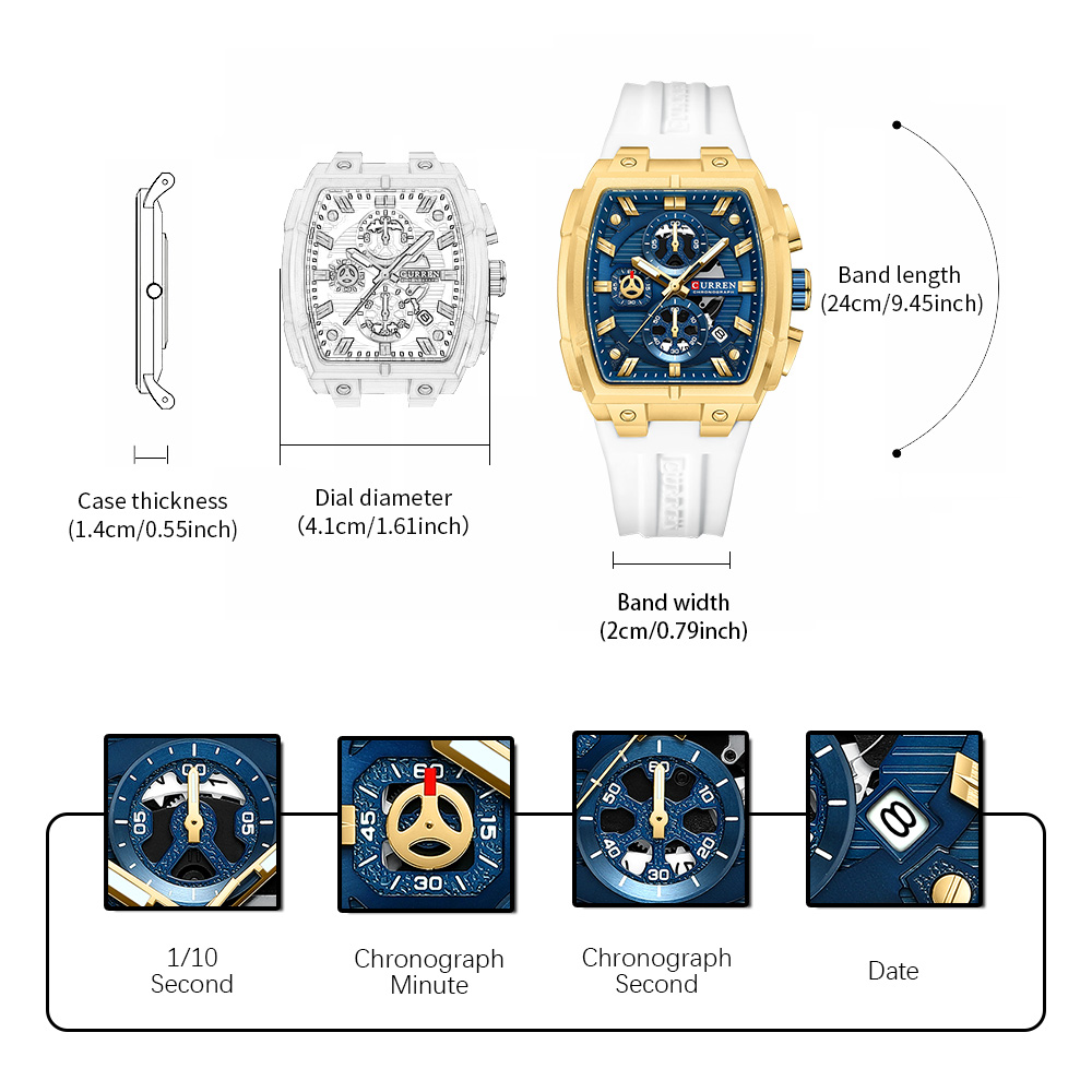 CURREN Luxus-Vintage-Uhr für H – Jewellery Watches Bewertung und Preis