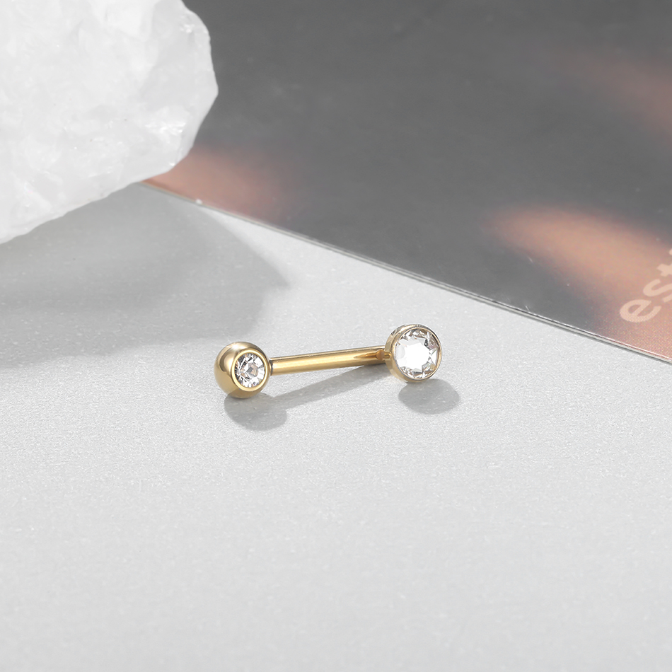 1pc Implantat qualität Titan C – Christina Jewelry & Watches Marguerite Ørestik Forgyldt Sølv Bewertung und Preis