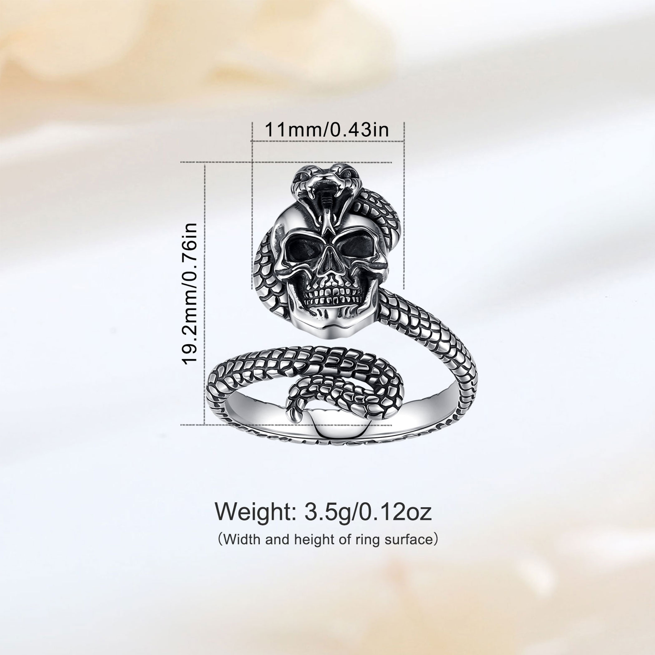 Eudora 925 Sterling Silber Sch – Gothic Skull Ring Bewertung und Preis