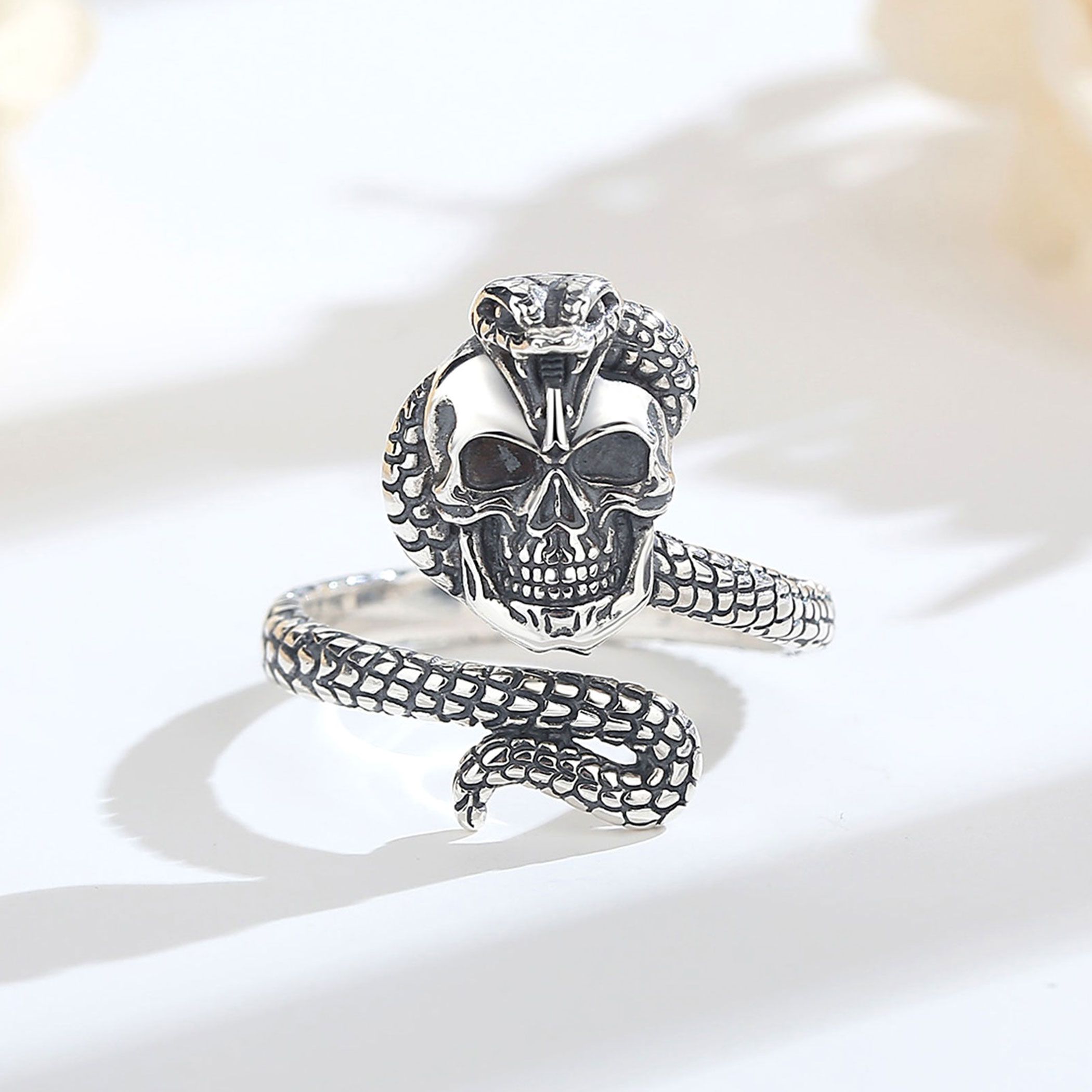 Eudora 925 Sterling Silber Sch – Gothic Skull Ring Bewertung und Preis