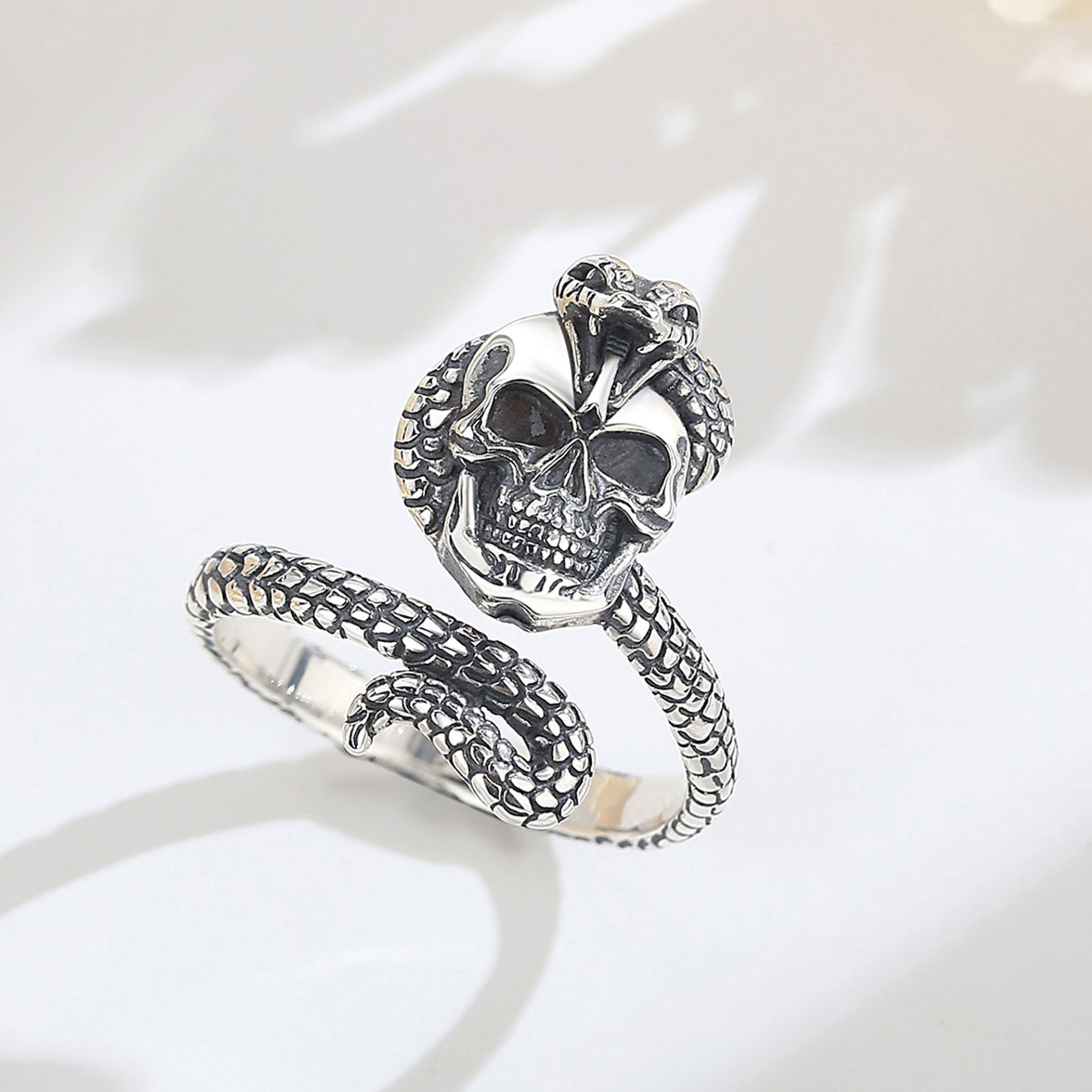 Eudora 925 Sterling Silber Sch – Gothic Skull Ring Bewertung und Preis
