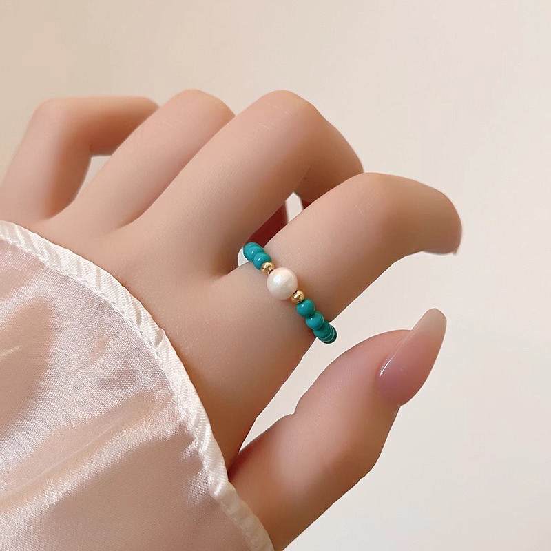 Neue Ankunft Trendy Natürliche – Turquoise Stone Ring Bewertung und Preis