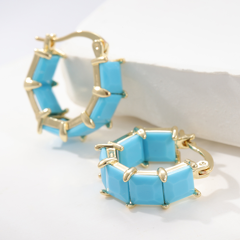 Modische, klassische, türkisfa – Turquoise Stone Ring Bewertung und Preis