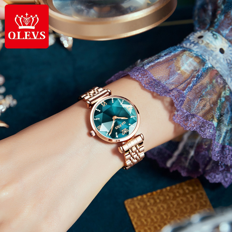 OLEVS Neue Frauen Luxus Jewel  – Jewels In Quartz Watches Bewertung und Preis
