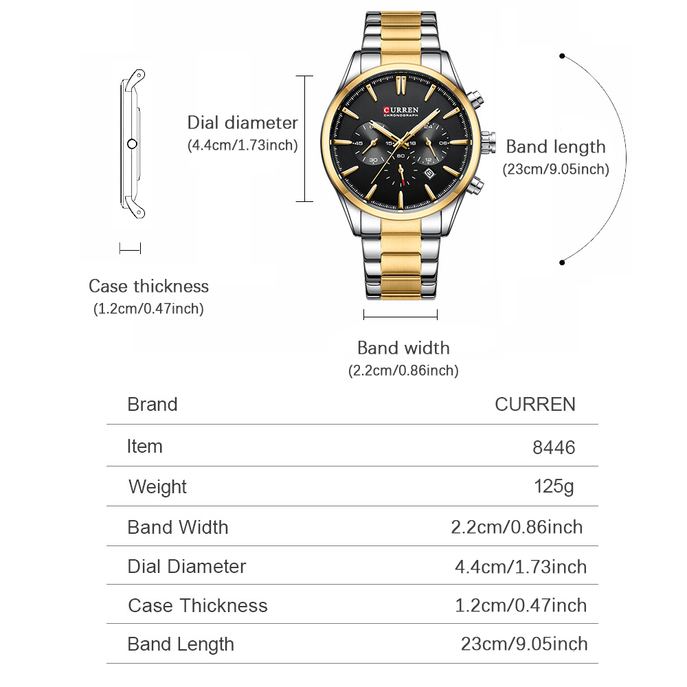 CURREN Casual Quarz Chrono Spo – Jewellery Watches Bewertung und Preis