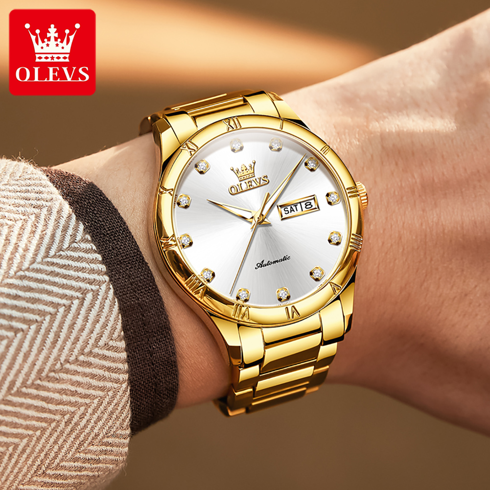 OLEVS Herrenuhren, luxuriös, l – Mens Mechanical Watch Bewertung und Preis