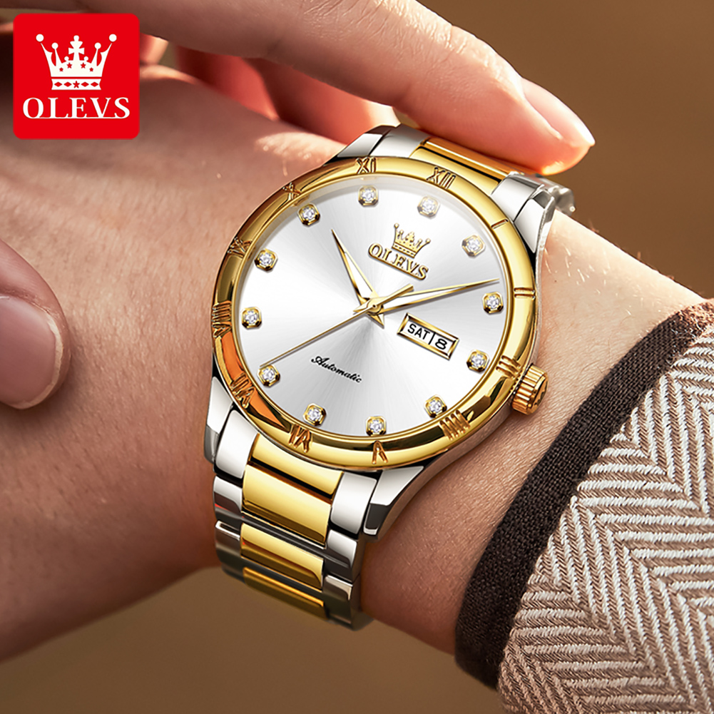 OLEVS Herrenuhren, luxuriös, l – Mens Mechanical Watch Bewertung und Preis