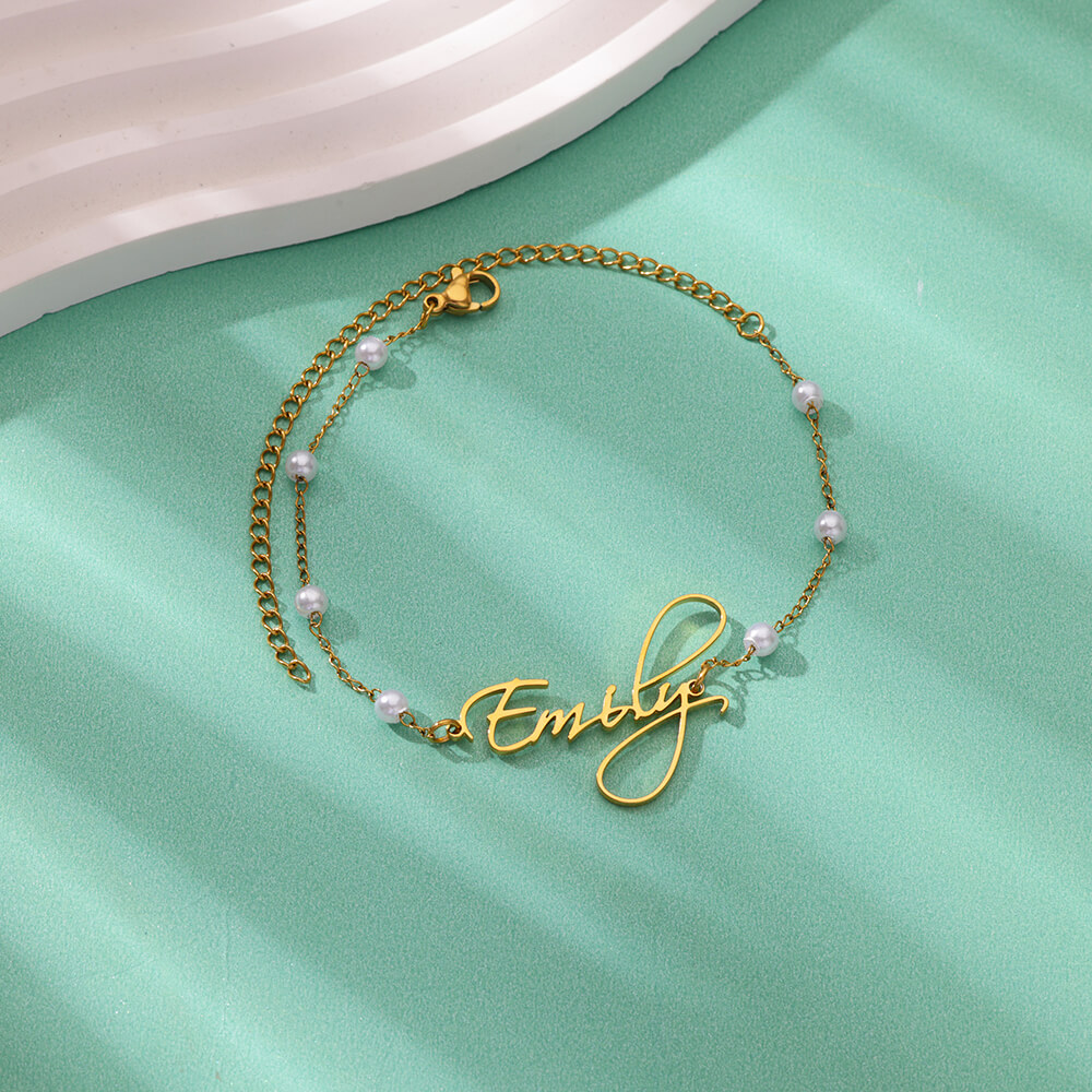 Benutzerdefinierte Namens-Fußk – Anklet Foot Chain Bewertung und Preis