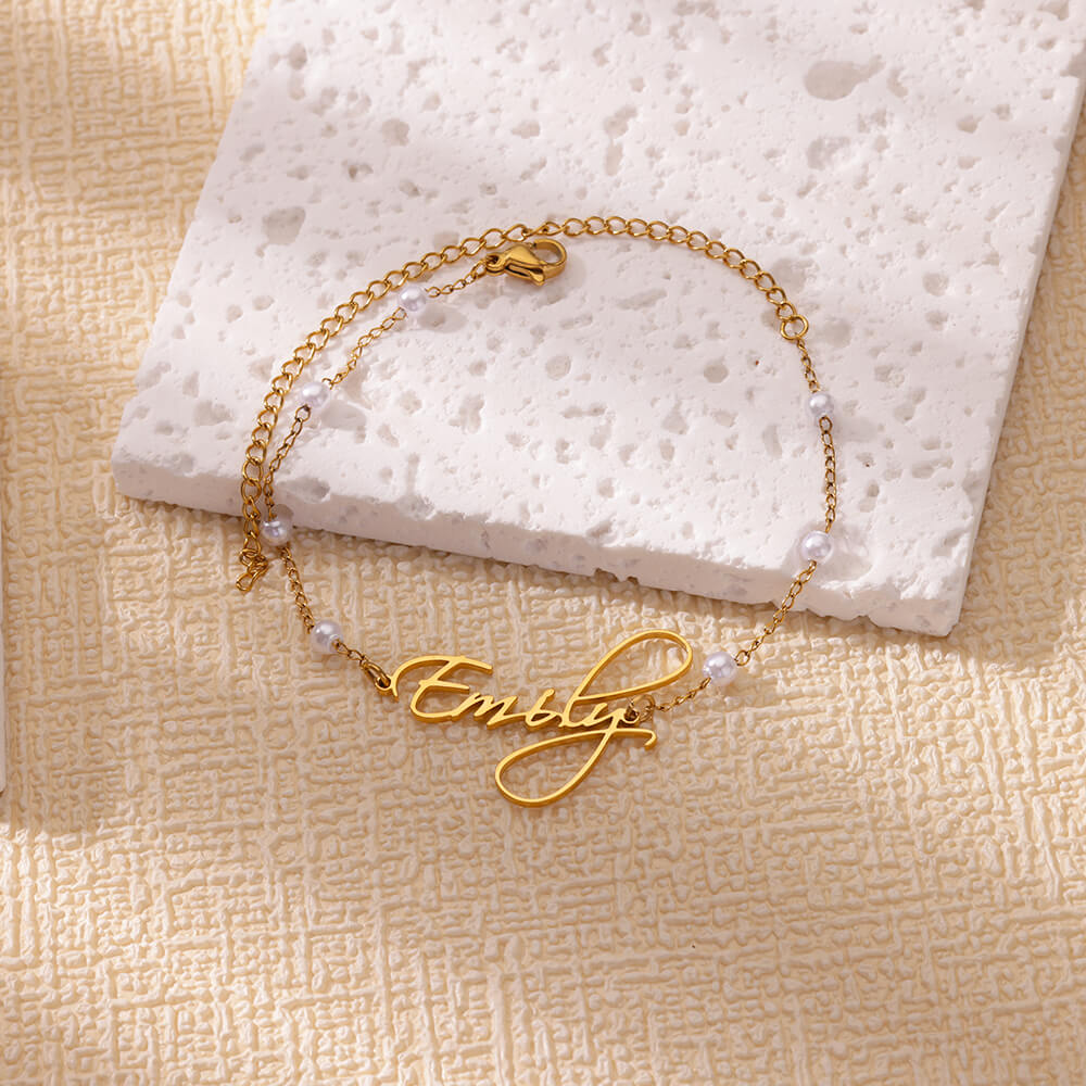 Benutzerdefinierte Namens-Fußk – Anklet Foot Chain Bewertung und Preis