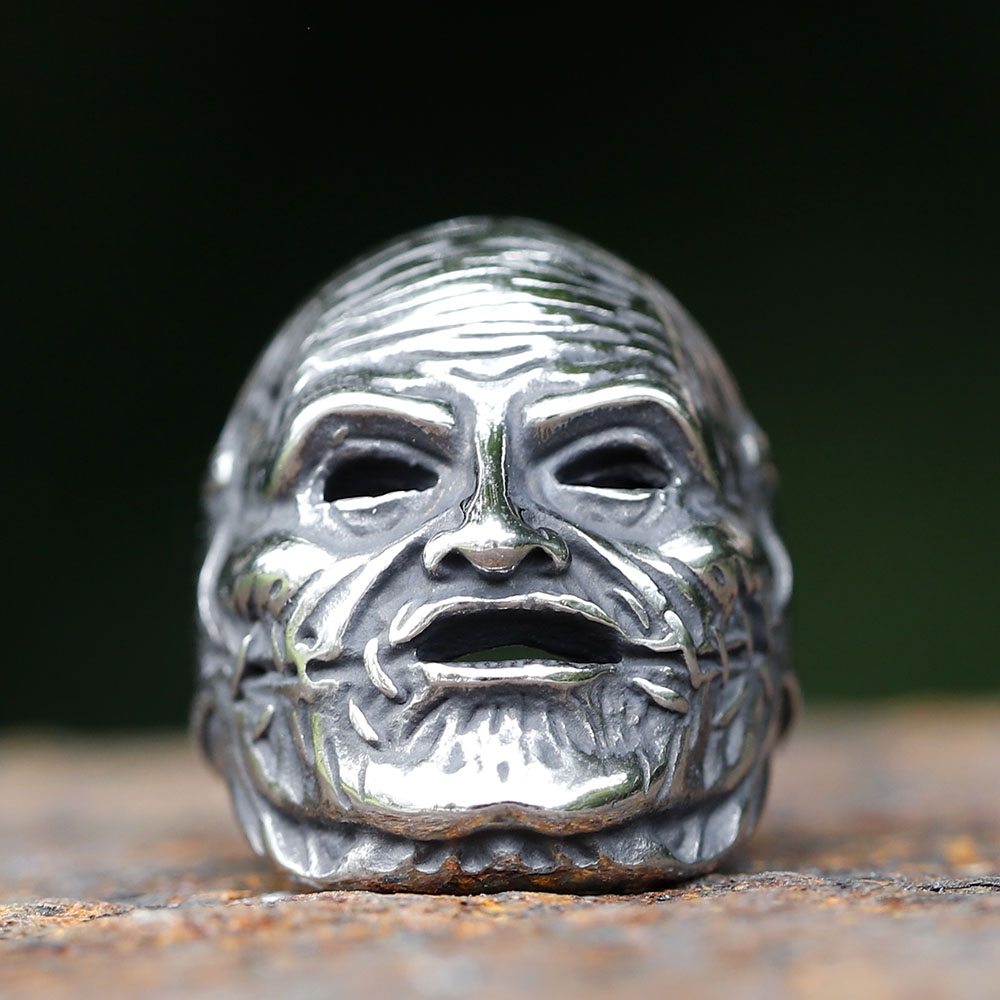 2023 männer Blumen Schädel Mas – Gothic Skull Ring Bewertung und Preis