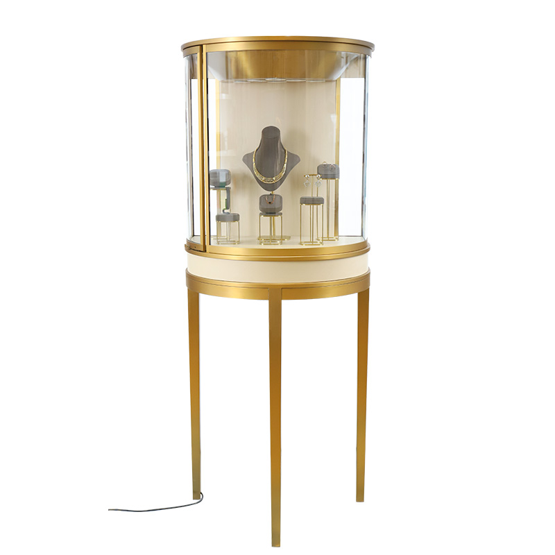 Luxuriöse Schmuck-Glasvitrine, – Unique Jewelry Watches Bewertung und Preis