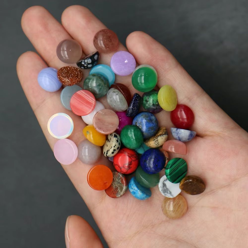 5 Stück Cabochon-Natursteinper – Turquoise Stone Ring Bewertung und Preis