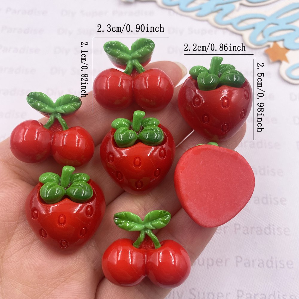 8PCS Resin Kawaii Colorful Red – Paradise Jewelry & Watches Dolphin Mall Bewertung und Preis