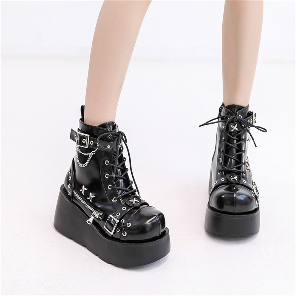 Brandneue Damen Goth Plateau-S – Anklet Foot Chain Bewertung und Preis