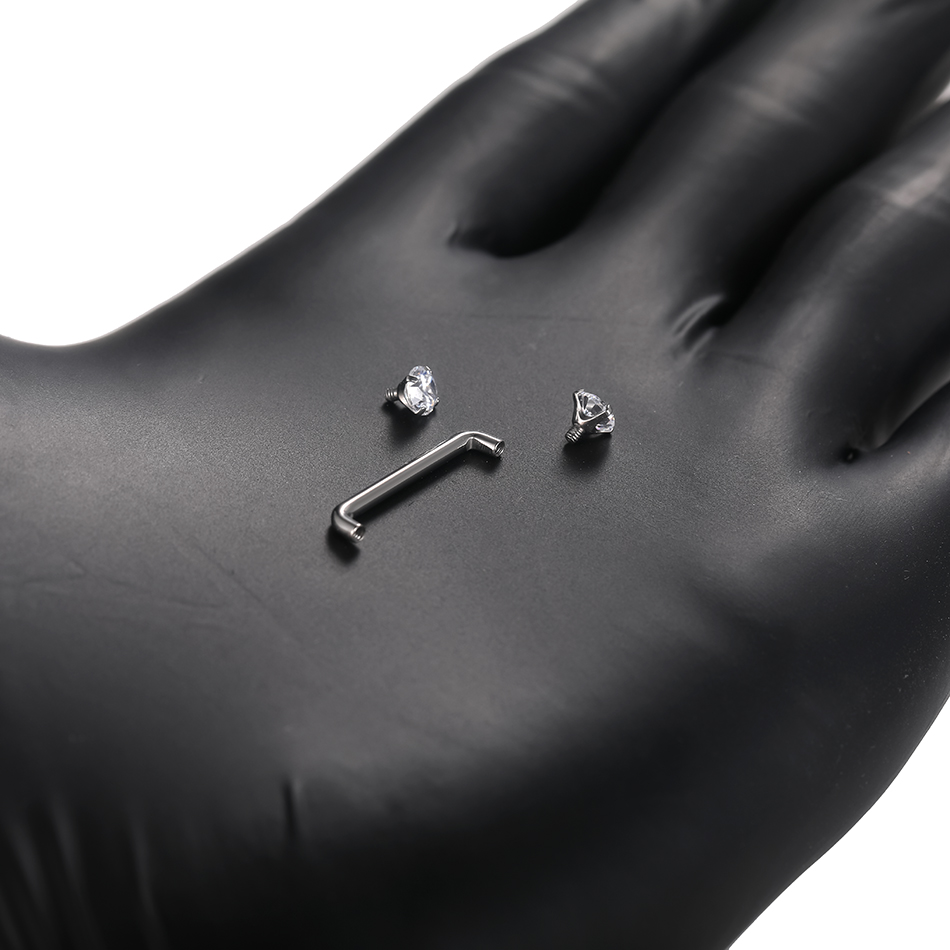 1PC Titan Oberfläche Piercing  – Christina Jewelry & Watches Marguerite Ørestik Forgyldt Sølv Bewertung und Preis