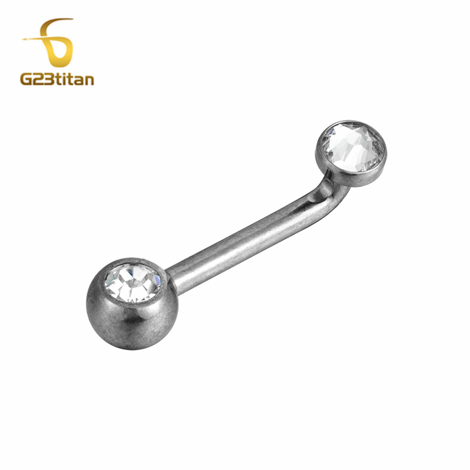 1pc Titan Pussy Piercing Chris – Christina Jewelry & Watches Marguerite Ørestik Forgyldt Sølv Bewertung und Preis