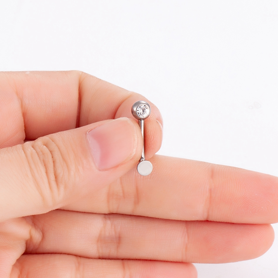 1pc Titan Pussy Piercing Chris – Christina Jewelry & Watches Marguerite Ørestik Forgyldt Sølv Bewertung und Preis