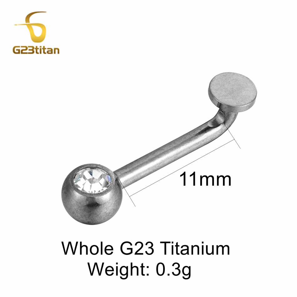 1pc Titan Pussy Piercing Chris – Christina Jewelry & Watches Marguerite Ørestik Forgyldt Sølv Bewertung und Preis