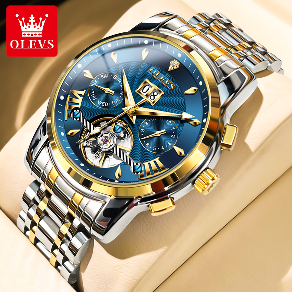 OLEVS Männer Uhren Luxus Mode  – Mens Mechanical Watch Bewertung und Preis