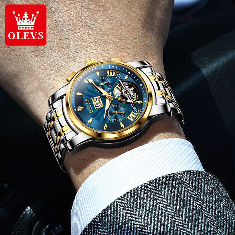 OLEVS Männer Uhren Luxus Mode  – Mens Mechanical Watch Bewertung und Preis