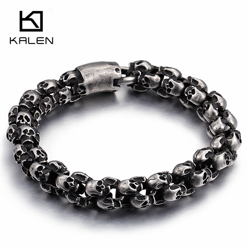 Kalen Punk Lange Matte Schädel – Gothic Skull Ring Bewertung und Preis
